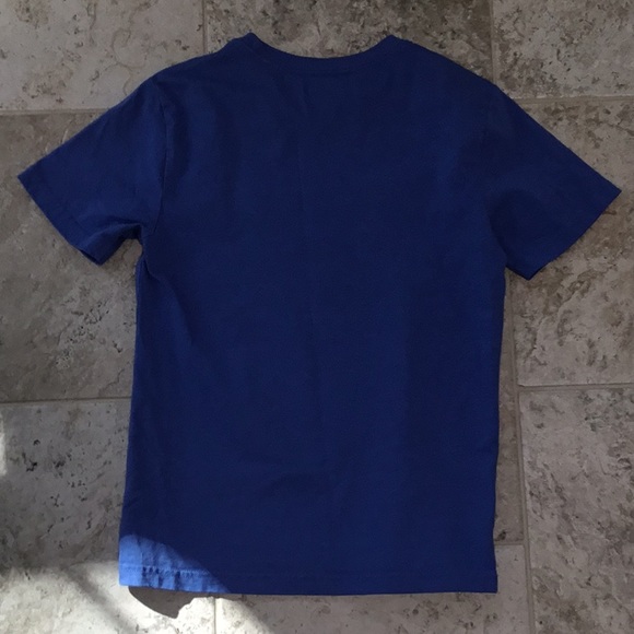 BOYS BLUE POLO T SHIRT SIZE SMALL (8) - Picture 2 of 2